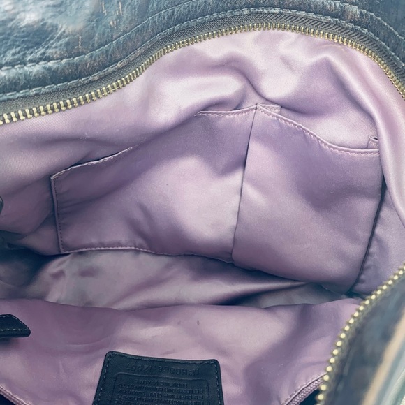 Coach Zoe Canvas and Leather Trim Shoulder Bag - Picture 13 of 16